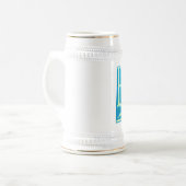 Strandsignstein Bierglas (Vorderseite Links)