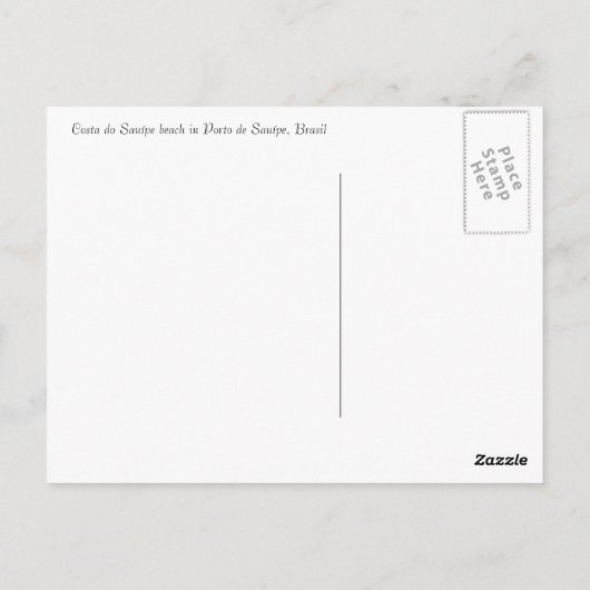 Strandsitze - Maßgeschneiderte Postkarte (Rückseite)