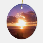 Strandsonnenaufgangverzierung Keramikornament (Links)