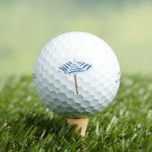 Strandsonnenschirm Golfball (Insitu T-Shirt)