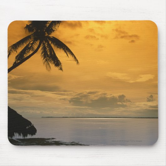 Strandsonnenuntergang Mousepad (Vorne)