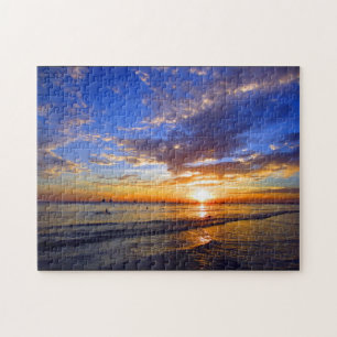 Strandsonnenuntergang Puzzle
