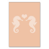 Strandsparkle und Sonnenuntergänge Tischnummer (Rückseite)