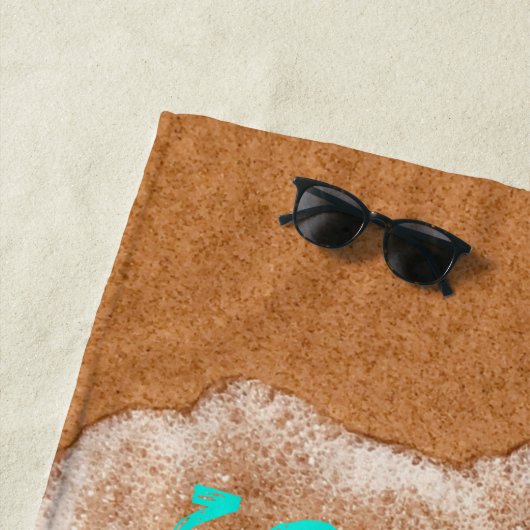 Strandspass, Wellen, Meer, Abenteuer im Freien Strandtuch (Beispiel)