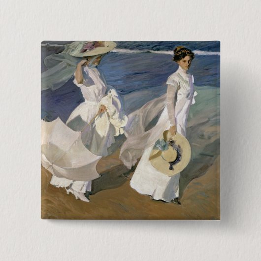Strandspaziergang 1909 button (Vorderseite)