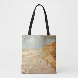 Strandspaziergang am Vintagen Meer Tasche