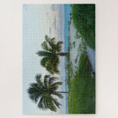 Strandspaziergang auf den Bahamas bei Sunset Puzzle (Vertikal)