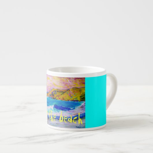 Strandspaziergang Espressotasse (Vorderseite Rechts)