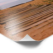 Strandspaziergang Fotodruck (Ecke)