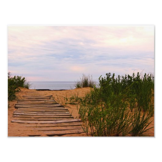 Strandspaziergang Fotodruck (Vorne)