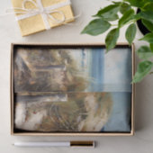 Strandspaziergang Küstenlandschaft Malerei Decoupa Seidenpapier (Geschenk)