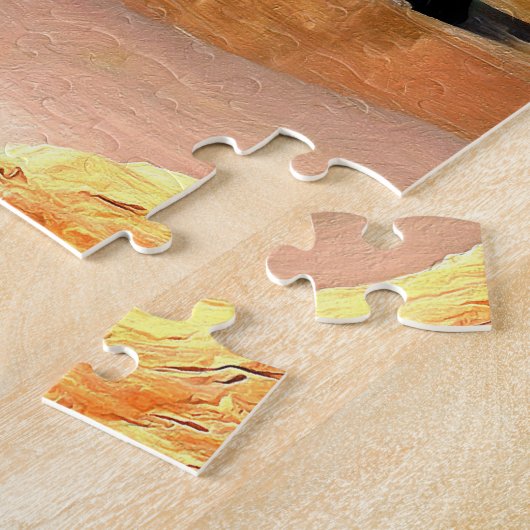 Strandspaziergang mit Hund im Face Rock Park in Ba Puzzle (Seite)