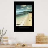 Strandspaziergang Poster (Küche)