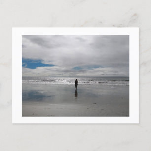 Strandspaziergang Postkarte