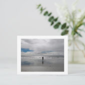 Strandspaziergang Postkarte (Stehend Vorderseite)