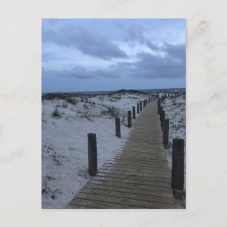 Strandspaziergang Postkarte