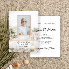 Strandspaziergang zur Begegnung des Lebens im Wass Einladung