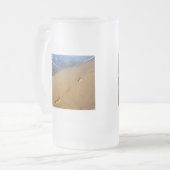 Strandspaziergänge Mattglas Bierglas (Vorderseite Links)