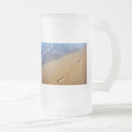 Strandspaziergänge Mattglas Bierglas (Rechts)