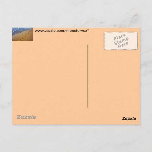 Strandspaziergänge Postkarte (Rückseite)