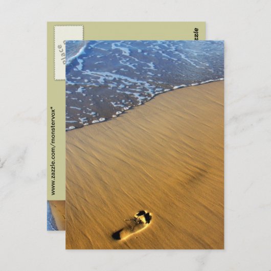 Strandspaziergänge Postkarte (Vorne/Hinten)