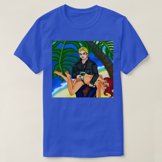 Strandspaziergänge T-Shirt (Design vorne)