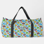 Strandspielzeug-Icons-Muster Duffle Bag (Vorderseite)