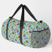 Strandspielzeug-Icons-Muster Duffle Bag (Rechte Ecke)
