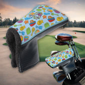 Strandspielzeug-Icons-Muster Golf Headcover
