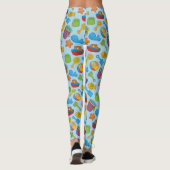 Strandspielzeug-Symbole Leggings (Rückseite)