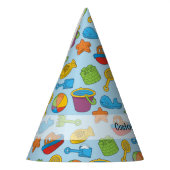 Strandspielzeug-Symbole Partyhütchen (Links)