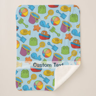 Strandspielzeug-Symbole Sherpadecke