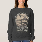STRANDSTADT MANHATTAN - LOS ANGELES CALIFORNIA SWEATSHIRT (Vorderseite)