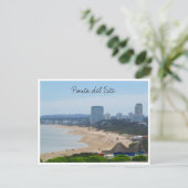 Strandstadt Postkarte (Stehend Vorderseite)