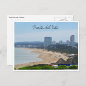 Strandstadt Postkarte (Vorne/Hinten)