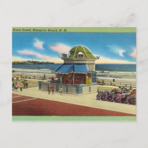 Strandstand, Hampton Beach, New Hampshire Postkarte