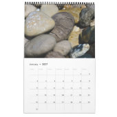 Strandsteine des Michigan-Sees Kalender (Jan 2027)