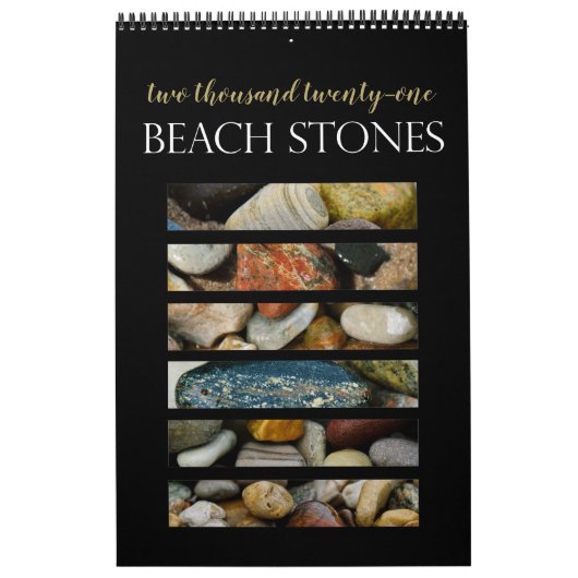 Strandsteine des Michigan-Sees Kalender (Titelbild)