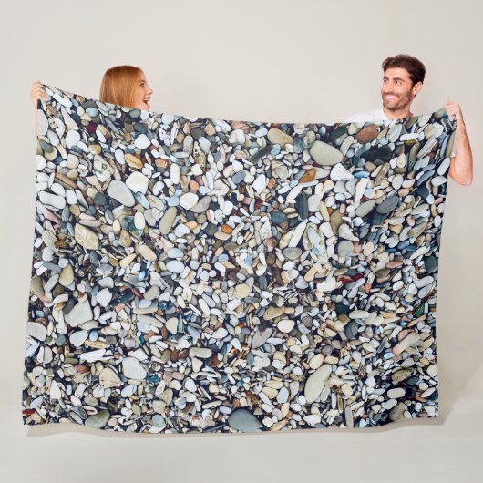 Strandsteine Fleecedecke (Beispiel)