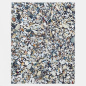 Strandsteine Fleecedecke (Vorderseite)