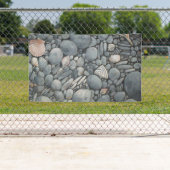 Strandsteine Muscheln Kies Felsen Malerei Banner (Insitu)