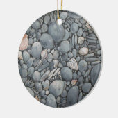 Strandsteine Muscheln Kies Felsen Malerei Keramik Ornament (Links)