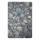 Strandsteine Muscheln Kies Felsen Malerei Mini Klemmbrett (Rückseite)