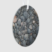 Strandsteine Muscheln Kies Felsen Malerei Ornament (Vorderseite)