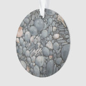 Strandsteine Muscheln Kies Felsen Malerei Ornament (Vorderseite)