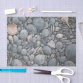 Strandsteine Muscheln Kies Felsen Malerei Seidenpapier (Handwerk)