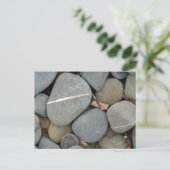 Strandsteine Postkarte (Stehend Vorderseite)