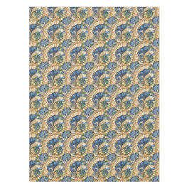 Strandsteinfassglas und Seashell-Mosaik Tischdecke