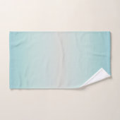 Strandstil Modernes Minimalistisches Türkisblau Badhandtuch Set (Handtuch)