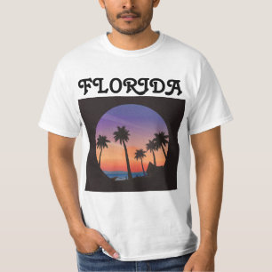 STRANDSTRAND FLORIDA PALM BÄUME T - Shirt